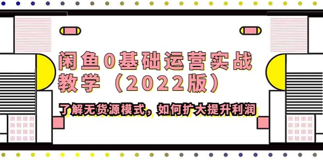 闲鱼0基础运营实战教学（2022版）了解无货源模式，如何扩大提升利润时点搞钱-网创项目资源站-副业项目-创业项目-搞钱项目时点搞钱