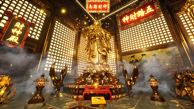 VR全景模式五路财神无人直播玩法，抖音目前最火玩法独家制作【吸金又吸睛】时点搞钱-网创项目资源站-副业项目-创业项目-搞钱项目时点搞钱