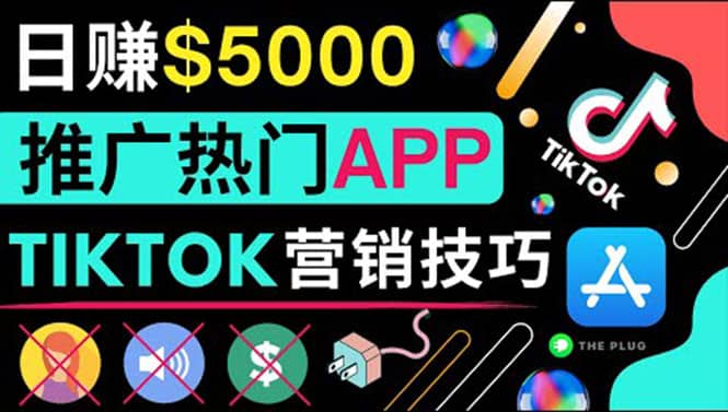 无需露脸，无需录音，无需投资，TIKTOK上传短视频，最高日入5000美元时点搞钱-网创项目资源站-副业项目-创业项目-搞钱项目时点搞钱