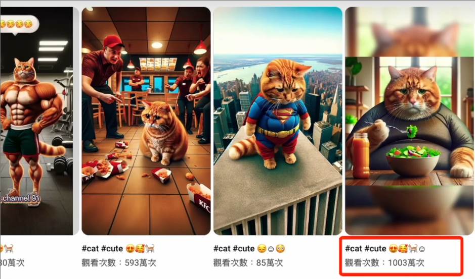 AI貓咪剧情号，30天涨粉100w，制作简单，一个视频全网分发，轻松月入1W+时点搞钱-网创项目资源站-副业项目-创业项目-搞钱项目时点搞钱