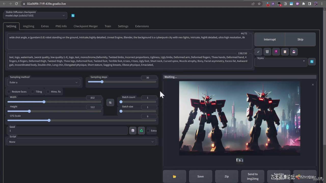 终极 Stable Diffusion + ChatGPT AI绘画及模型训练课程-中英字幕时点搞钱-网创项目资源站-副业项目-创业项目-搞钱项目时点搞钱