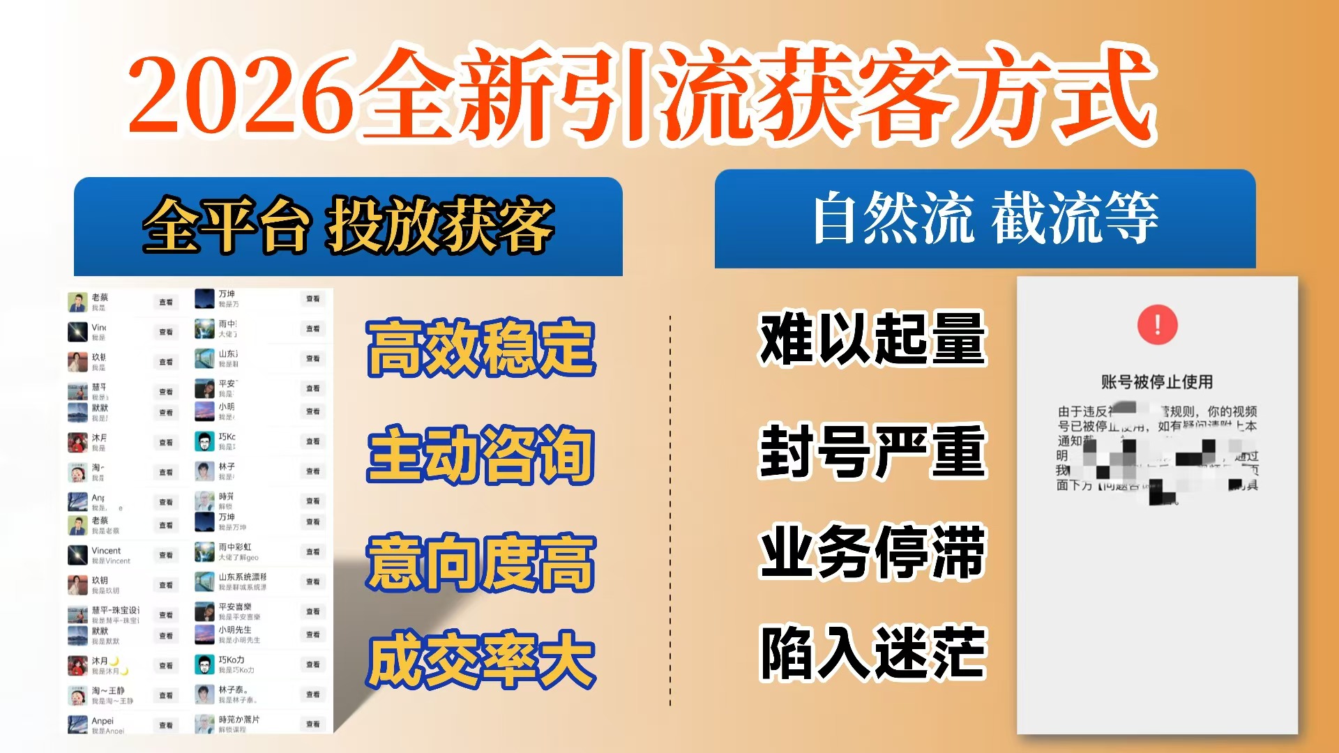 【首发】打破获客壁垒，如何利用投放实现财富自由与事业升级时点搞钱-网创项目资源站-副业项目-创业项目-搞钱项目时点搞钱