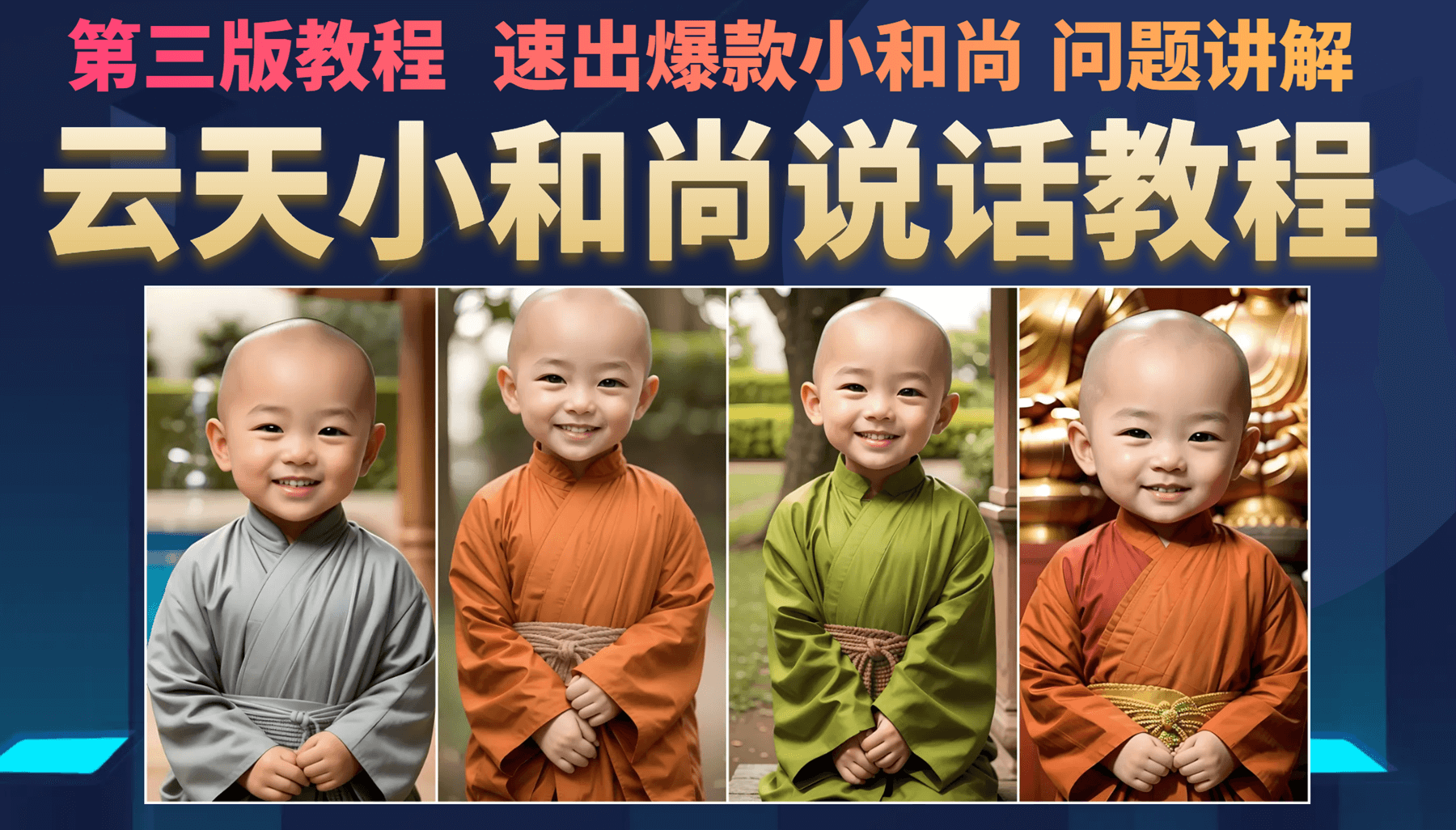 云天小和尚会说话，7天万粉（第3版教程）时点搞钱-网创项目资源站-副业项目-创业项目-搞钱项目时点搞钱