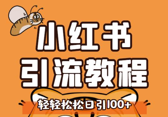 小红书运营引流全系列课程，每天引流100精准粉时点搞钱-网创项目资源站-副业项目-创业项目-搞钱项目时点搞钱