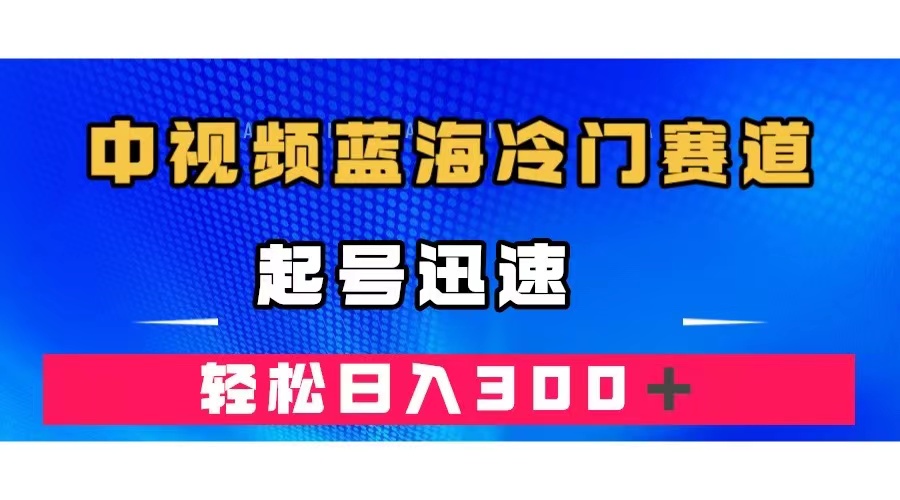 中视频蓝海冷门赛道，韩国视频奇闻解说，起号迅速，日入300＋时点搞钱-网创项目资源站-副业项目-创业项目-搞钱项目时点搞钱