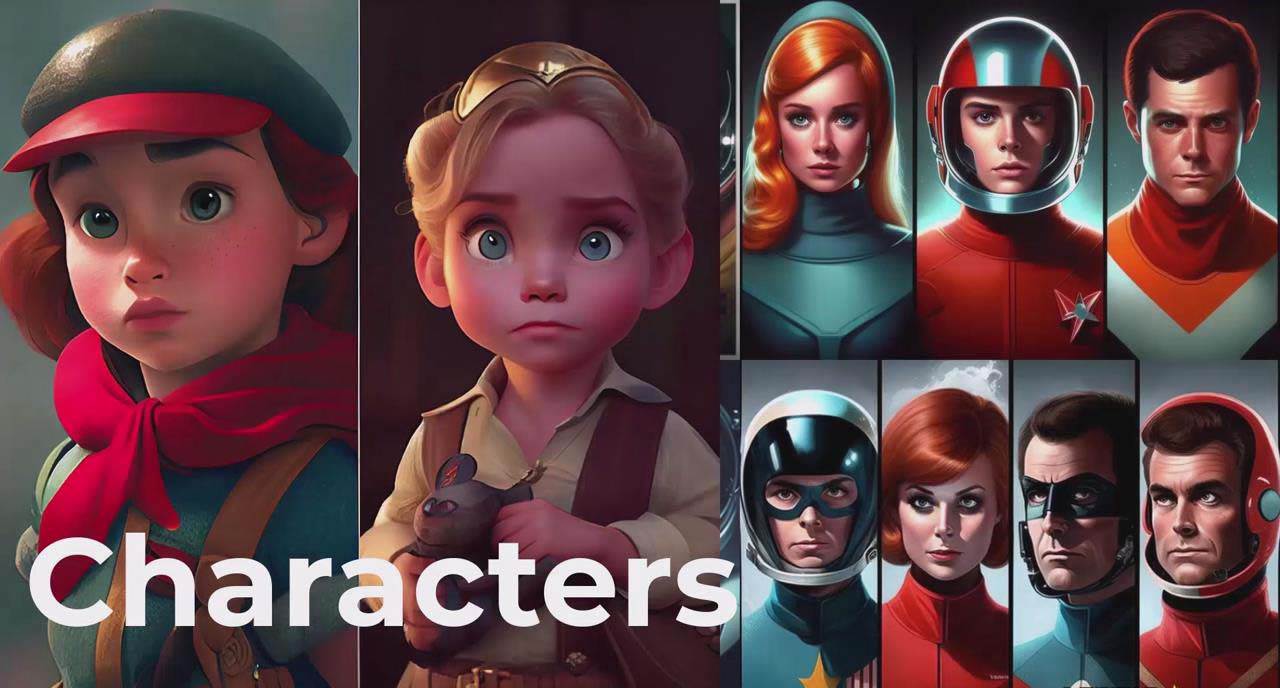 掌握 MidJourney V5 AI + ChatGPT创建一致的角色设计图像-22节课-中英字幕时点搞钱-网创项目资源站-副业项目-创业项目-搞钱项目时点搞钱